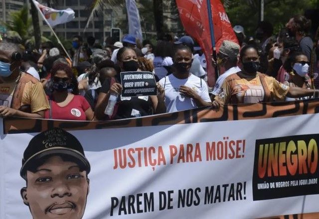 Protesto contra a morte de Moïse | Divulgação/Tomaz Silva/Agência Brasil