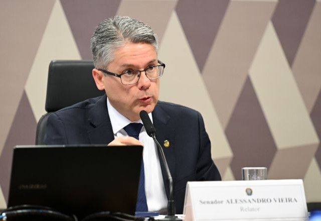 Senador Alessandro Vieira (MDB-SE), relator da CPI do Crime Organizado | Divulgação/Edilson Rodrigues/Agência Senado