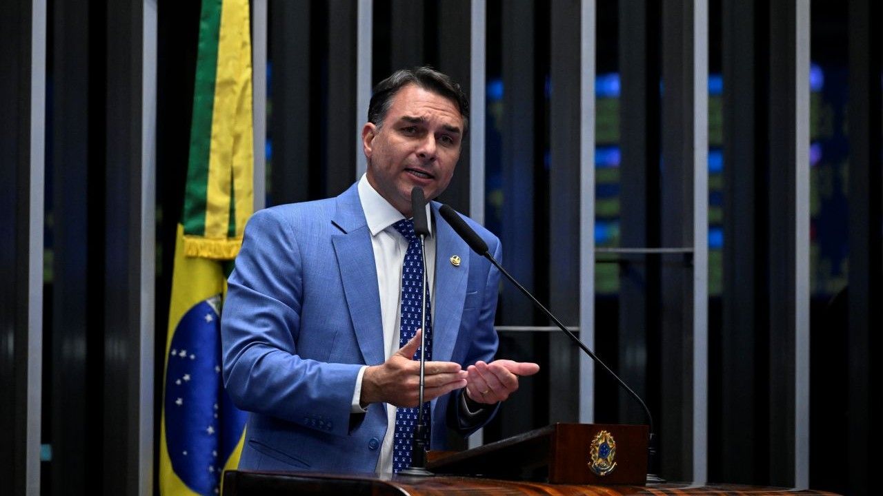 Senador Flávio Bolsonaro (PL-RJ) | Divulgação/Carlos Moura/Agência Senado