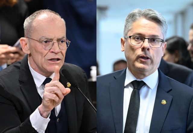 Senadores Fabiano Contarato (PT-ES) e Alessandro Vieira (MDB-SE): presidente e relator da CPI do Crime Organizado | Divulgação/Edilson Rodrigues/Agência Senado e Divulgação/Andressa Anholete/Agência Senado