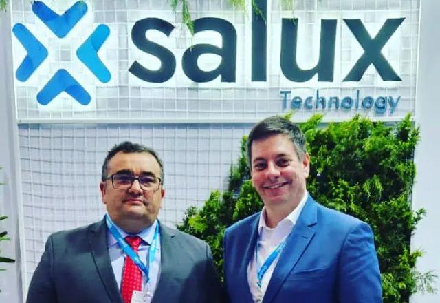Sérgio Bringel, CEO do Grupo Bringel, e Murilo Fernandes, da Salux Technology uma das principais healthtechs do mercado brasileiro, que organiza o evento de inovação no RS | Divulgação