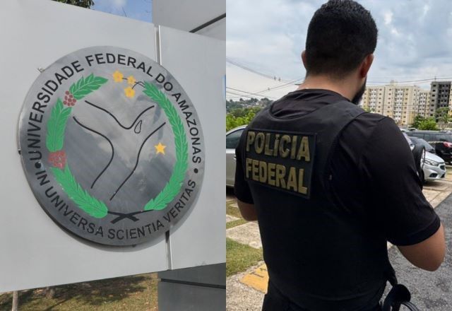 Servidor da Ufam ameaçava mulheres, de colegas a superiores, no local de trabalho | Divulgação/Ufam e Divulgação/PF