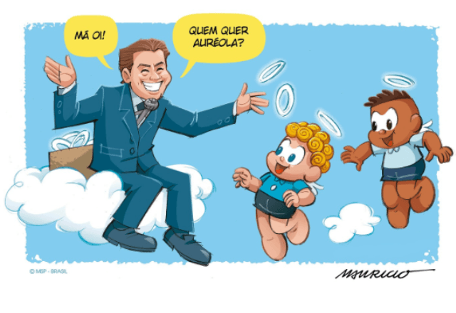 Silvio Santos é homenageado por Maurício de Sousa | Reprodução/Instagram