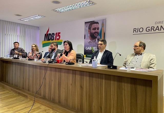 Simone Tebet dá entrevista coletiva (Divulgação)