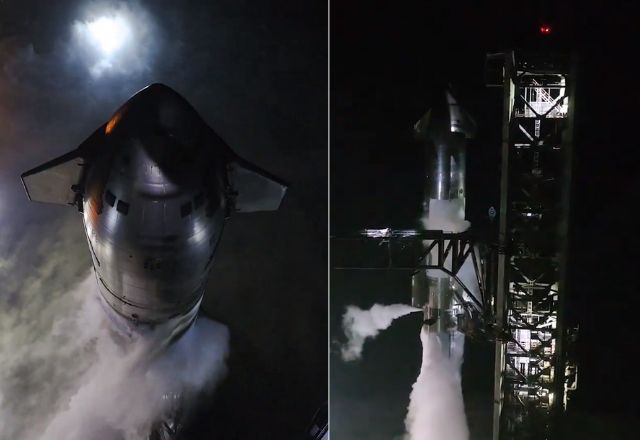 Starship fará o terceiro teste para fazer um voo orbital sobre o planeta nesta quinta-feira (14) | Reprodução/X/@SpaceX
