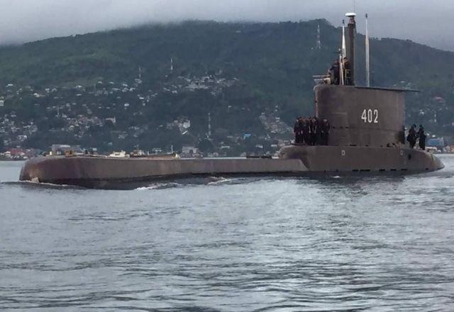 Submarino da Indonésia perde contato e desaparece com 53 tripulantes a bordo | Forças Armadas da Indonésia