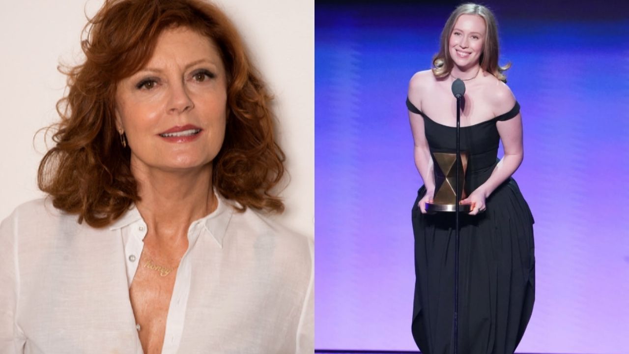 Susan Sarandon e Hannah Einbinder foram detidas nesta quarta-feira (24) | Redes Sociais / Reprodução