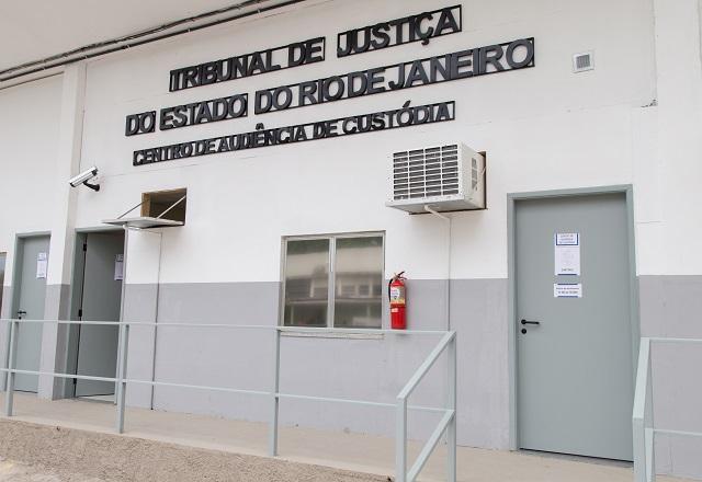 Frente do Centro de Audiência de Custódia do TJRJ (Divulgação/TJRJ)