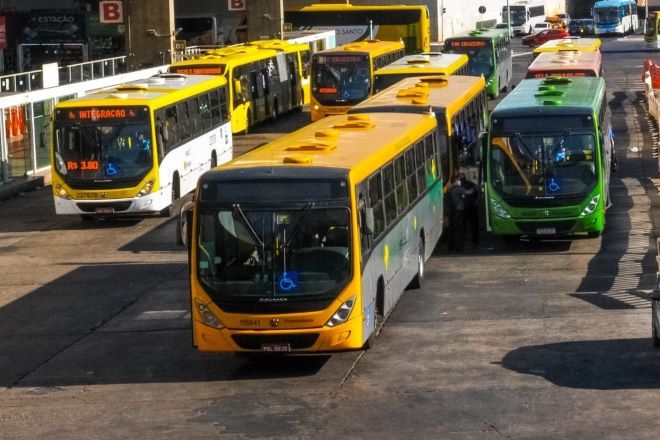 Ônibus na rodoviária do Plano Piloto (DF)| Divulgação/ Agência Brasília 