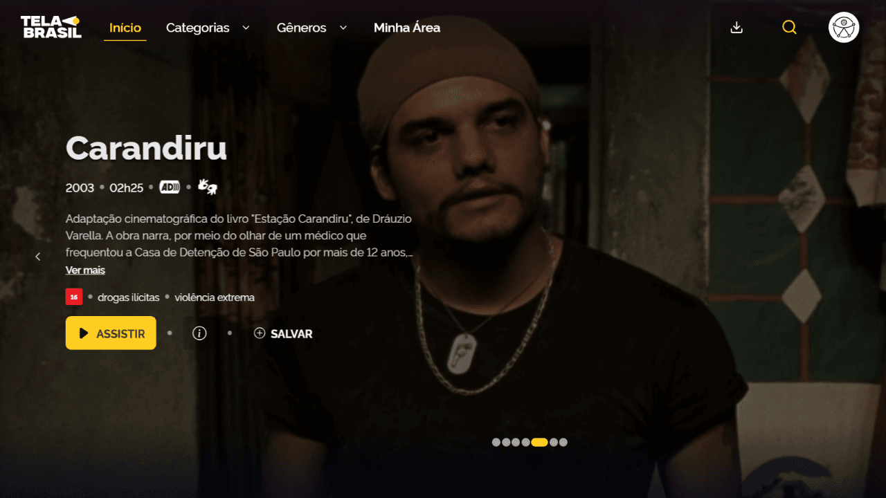 Imagem da notícia: Tela Brasil: streaming gratuito reúne produções brasileiras Imagem da notícia: Tela Brasil: streaming gratuito reúne produções brasileiras