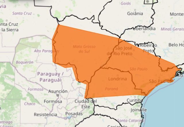 Quatro estados têm previsão de tempestades até sexta-feira (25), diz Inmet
