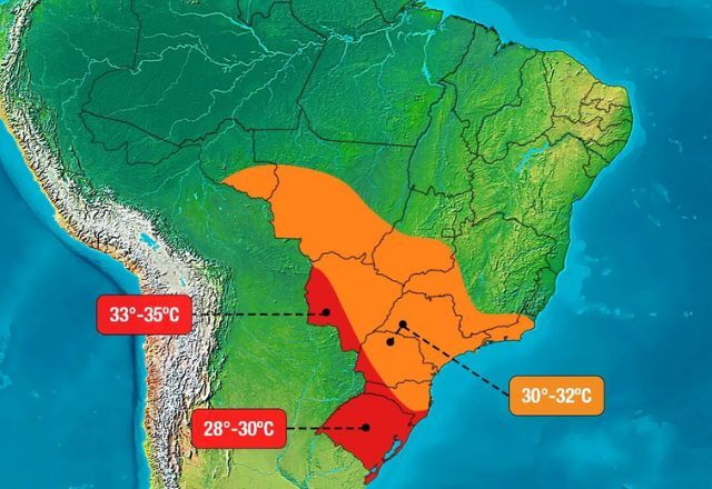 Tempo seco e quente em parte do país | Climatempo