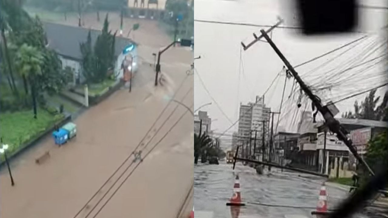Temporal no RS deixa três mortos e dois desaparecidos Temporal no RS deixa três mortos e dois desaparecidos