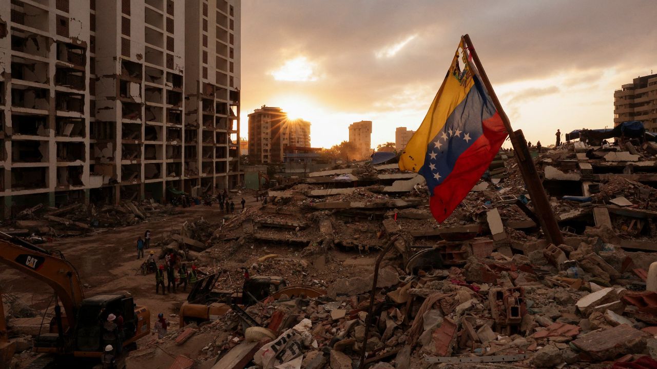 Escombros após terremotos na Venezuela | REUTERS/Gaby Oraa