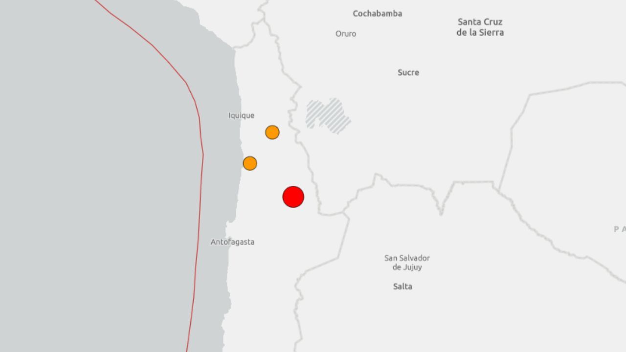 Imagem da notícia: Terremoto de magnitude 6,9 atinge o norte do Chile Imagem da notícia: Terremoto de magnitude 6,9 atinge o norte do Chile