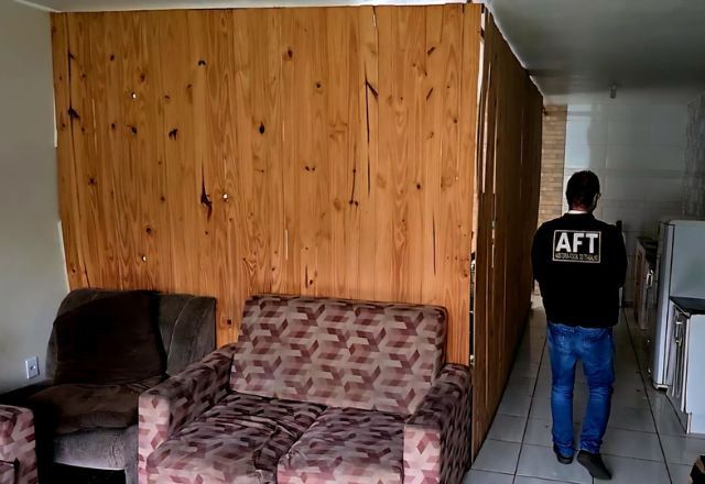 Alojamento onde foram encontrados os adolescentes | Foto: MPT