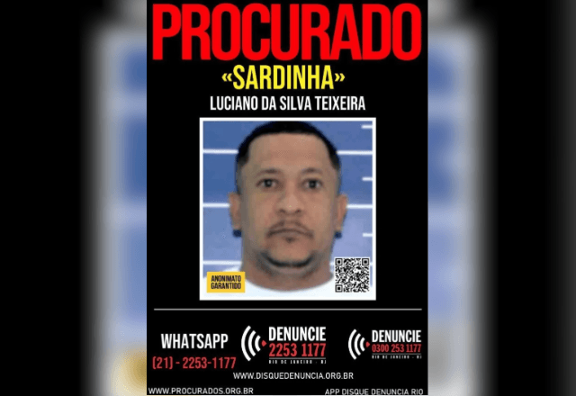 Traficante está foragido desde agosto, quando não retornou à prisão após receber o benefício da “saidinha” de Dia dos Pais