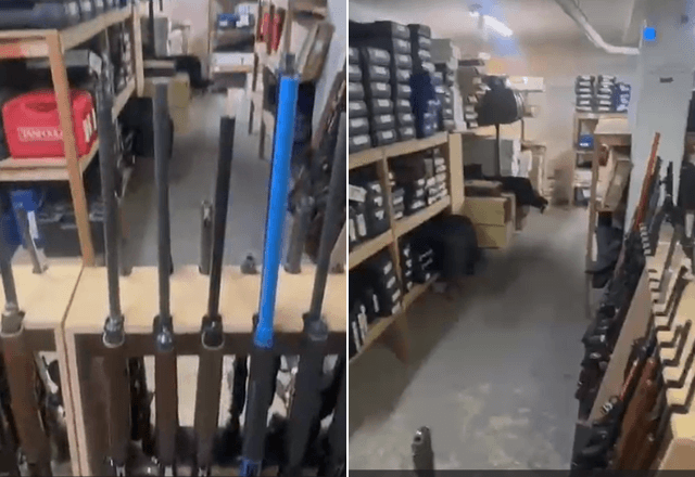 Armas localizadas pela PF na Operação Scutum 3