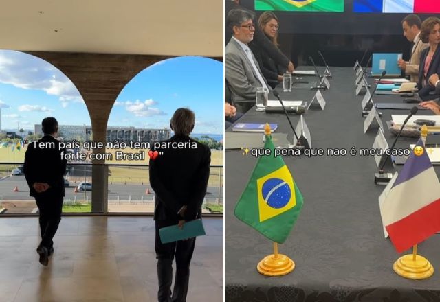 Trechos de vídeo publicado pela Embaixada da França