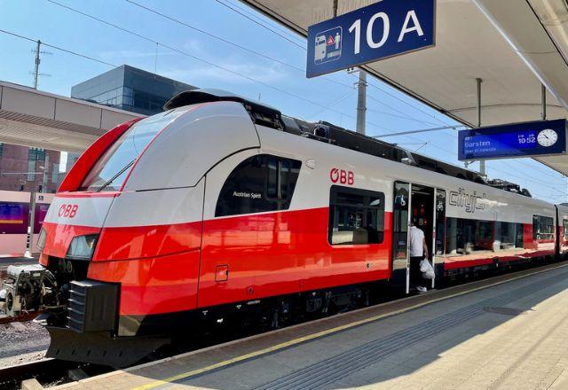 Trem fazia trajeto de St. Polten, no leste da Áustria, à capital, Viena | Reprodução