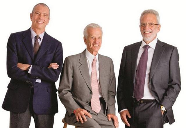 Trio de acionistas (Divulgação)
