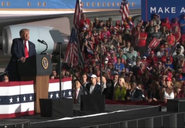 Trump comício Flórida 12 outubro 2020