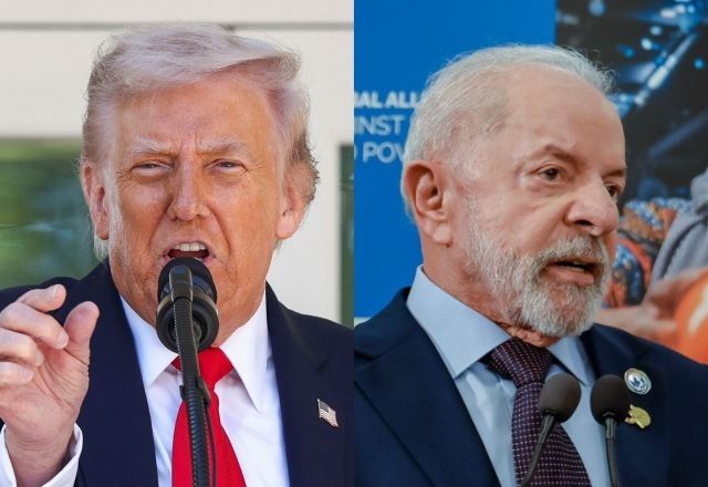 Trump e Lula: expectativa de encontro no domingo (26) | Reuters/Kevin Lamarque e Divulgação/Ricardo Stuckert/PR