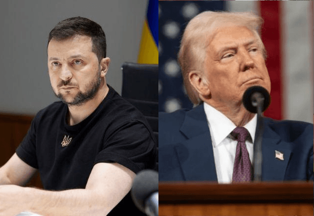 Trump e Zelenskiy discutem armas e a escalada dos ataques russos | Reprodução