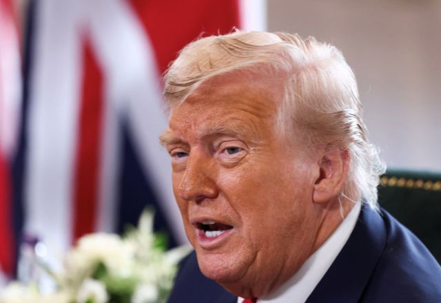Presidente dos EUA, Donald Trump, em Turnberry, na Escócia | Foto: REUTERS/Evelyn Hockstein