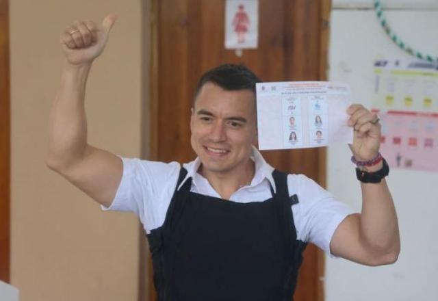 Empresário Daniel Noboa é eleito presidente do Equador (Reprodução/Twitter)