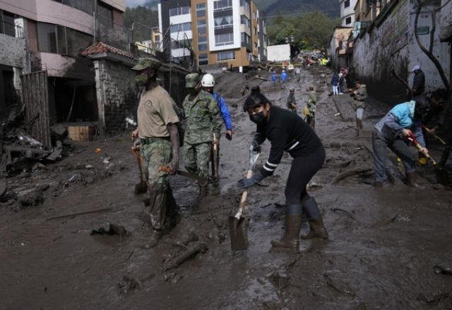 Cidade presenciou chuva de 17 horas seguidas | Reprodução/Twitter