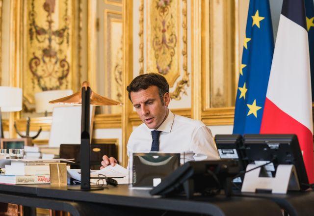 Macron apela para retirada de tropas russas da usina de Zaporizhzhia Macron apela para retirada de tropas russas da usina de Zaporizhzhia