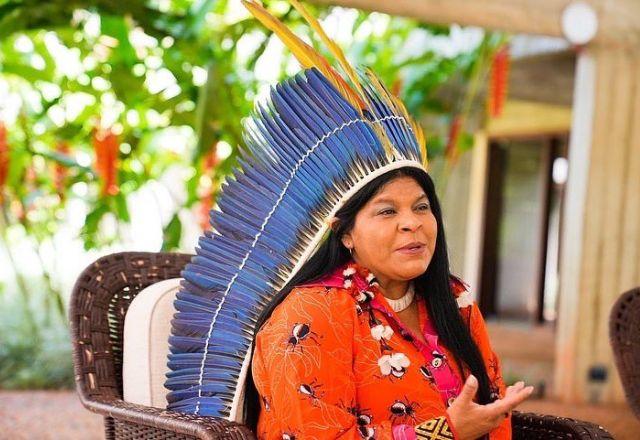 Sonia Guajajara, ministra dos Povos Indígenas. Foto: Reprodução/Twitter