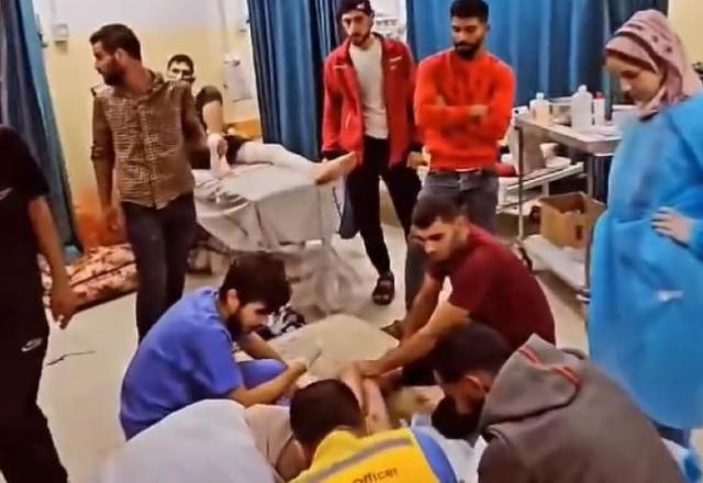 Apenas 9 dos 35 hospitais da Faixa de Gaza continuam em funcionamento (Reprodução/Twitter)
