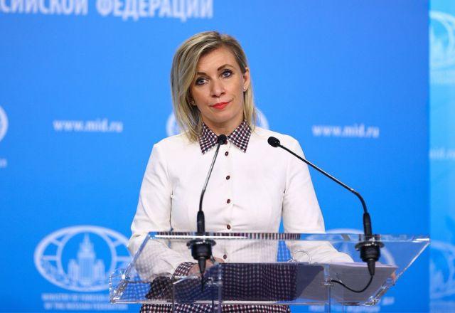 Declaração foi dada pela porta-voz do ministério dos Negócios Estrangeiros, Maria Zakharova | Reprodução/Twitter