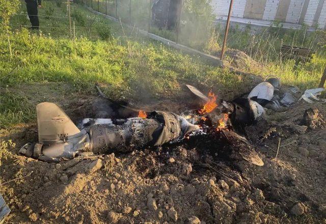 Um dos mísseis russos interceptados pelo sistema antiaéreo dos EUA doado à Ucrânia
