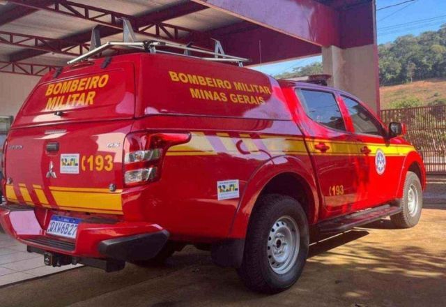 Viatura do Corpo de Bombeiros de Minas Gerais | Foto: Divulgação/CBMMG