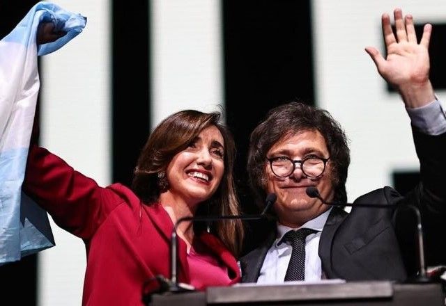 Victoria Villarruel e Javier Milei | Reprodução/Instagram