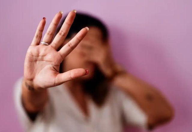 Basta de violência contra mulher