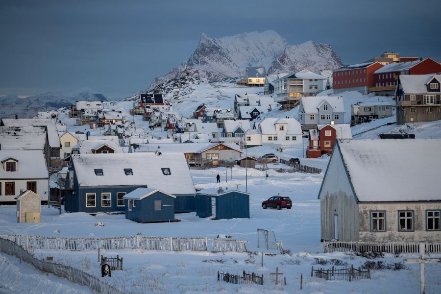 Vista de Nuuk, Groenlândia 14 de janeiro de 2026 | Reuters/Marko Djurica