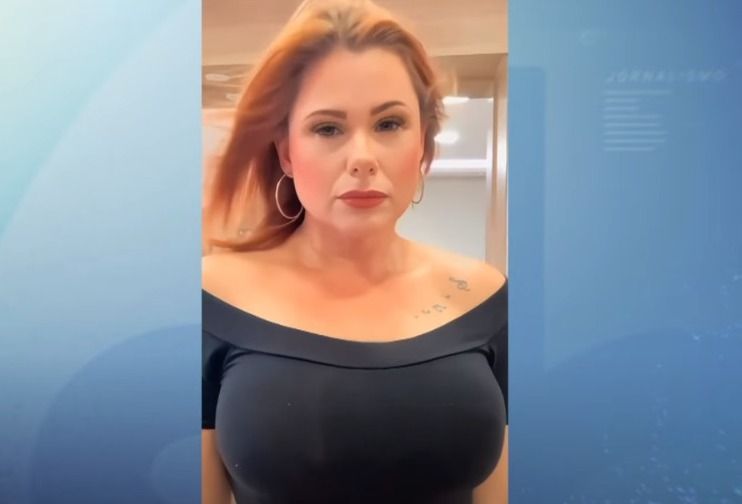 Influenciadora golpista | Reprodução SBT Brasil