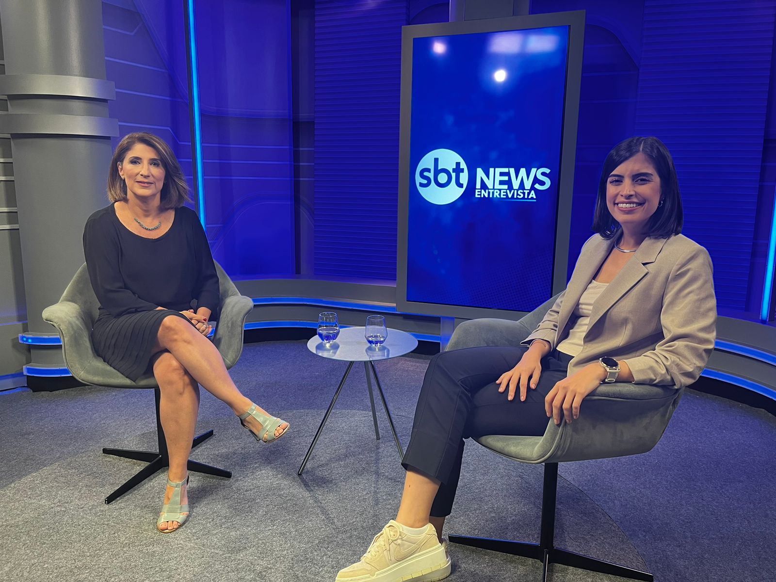 A jornalista Simone Queiroz entrevista a pré-candidata Tabata Amaral.