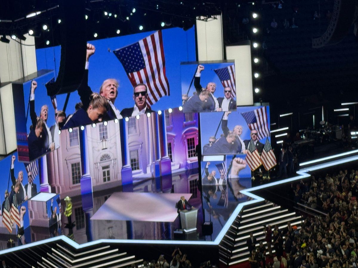 Donald Trump é oficializado candidato republicano em convenção. | Patrícia Vasconcellos/SBT