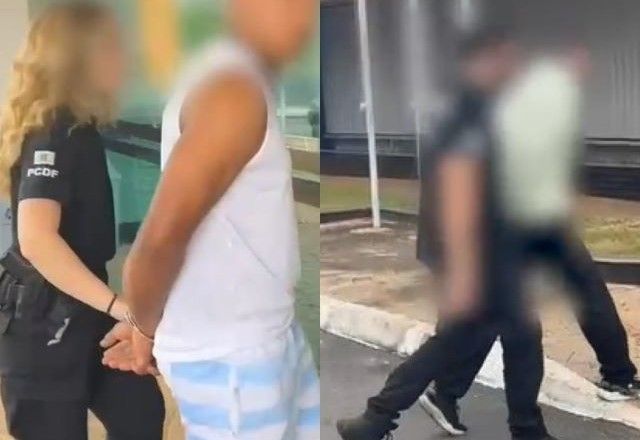 Suspeitos foram presos em operação policial no Gama (DF) | Reprodução/PCDF