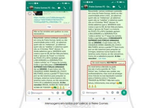 Golpe de Bolsonaro não vingou por falta de apoio do comando das Forças Armadas, diz PF Golpe de Bolsonaro não vingou por falta de apoio do comando das Forças Armadas, diz PF