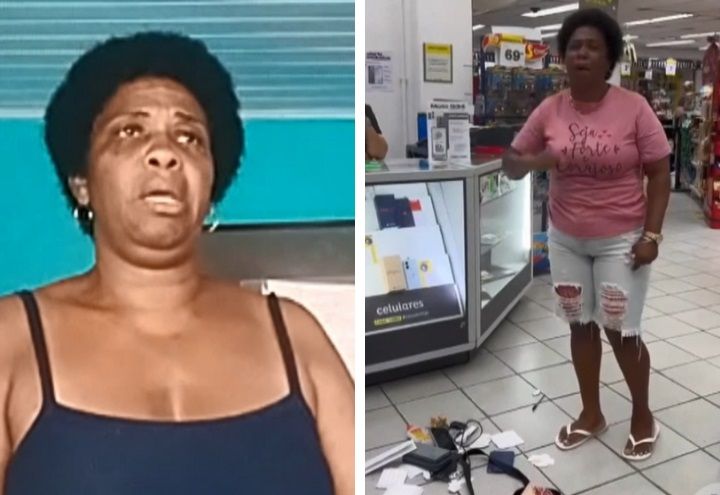 Consultor de segurança pública do SBT, Mauro Dias, analisou as imagens, apontando que o caso de Sandra se enquadra no crime de racismo | Reprodução