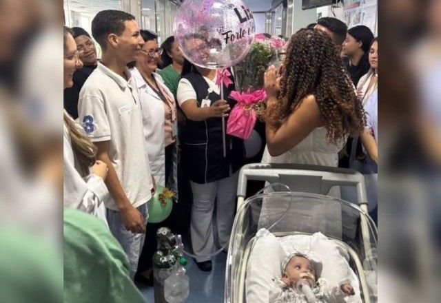 Ida de Liz para casa é comemorada | Reprodução/Redes sociais