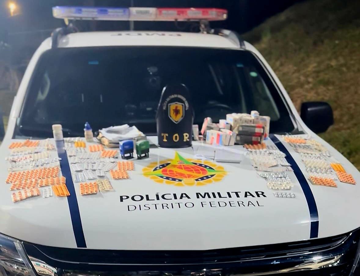 PM prende falso médico com remédios controlados no Distrito Federal 