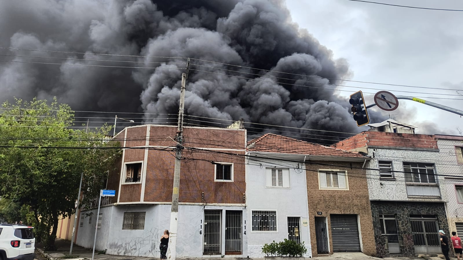 Incêndio na Mooca, zona leste de São Paulo | Reprodução