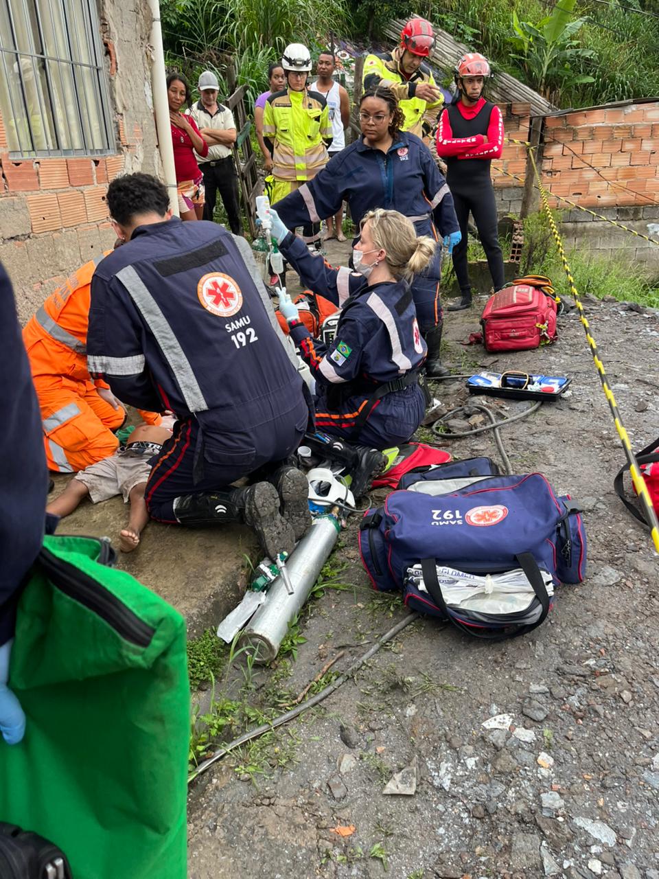 Menino foi reanimado por 50 minutos | Divulgação/CBMMG